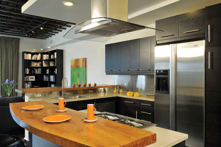 
Squak Mountain Stone countertops are made with recycled paper and recycled glass.
